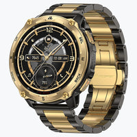 KOSPET tank t4 se smartwatch #color_black gold^package_Special Edition: Silicone+Steel Staps